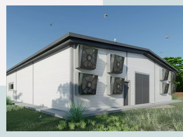 Строительство птичников в лесном