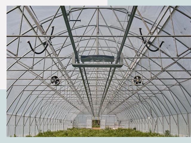 Строительство теплиц в лесном