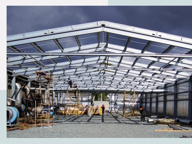 Промышленные объекты в лесном