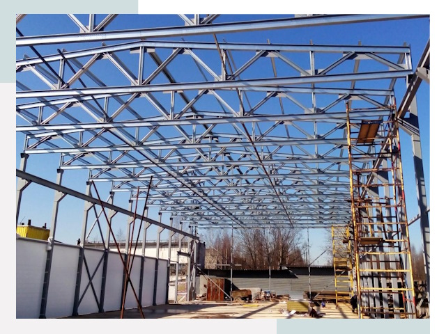 Строительство цехов в Лесной от 624 руб. под ключ