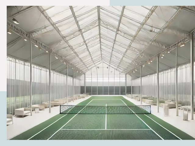 Строительство теннисных кортов в лесном