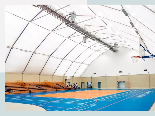 Строительство спортивных залов в лесном