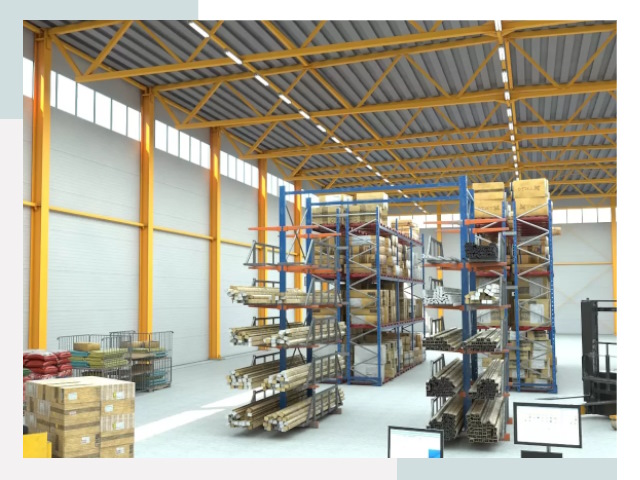 Типовые ангары в лесном