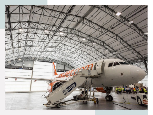 Авиационные ангары в лесном