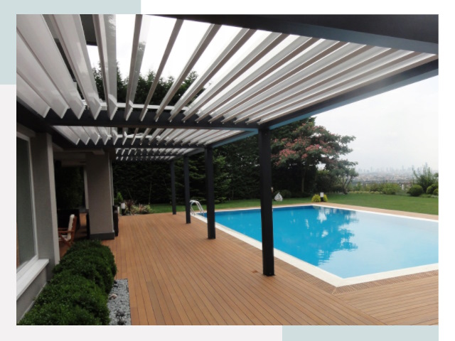 Перголы в лесном