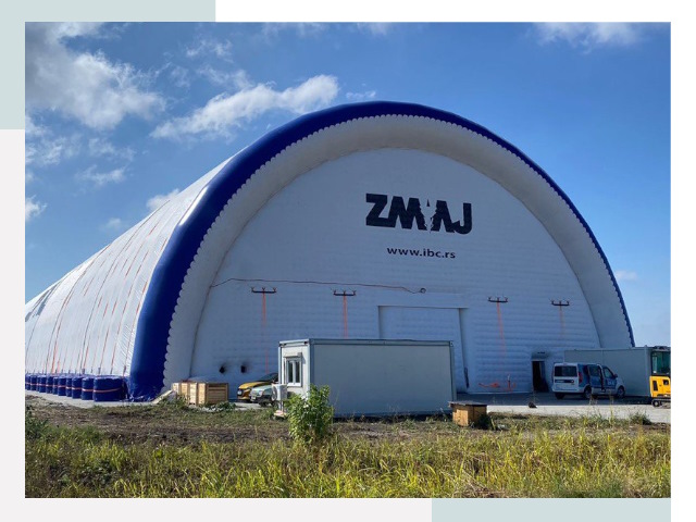 Брендирование ангаров в лесном