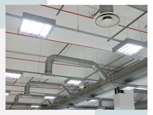 Вентиляция ангаров в лесном