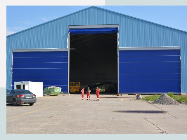 Ангарные ворота в Лесной от СтальСтрой-Лсн по цене 624 руб.