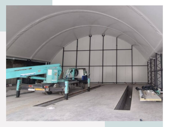 Внутреннее оснащение ангаров в лесном