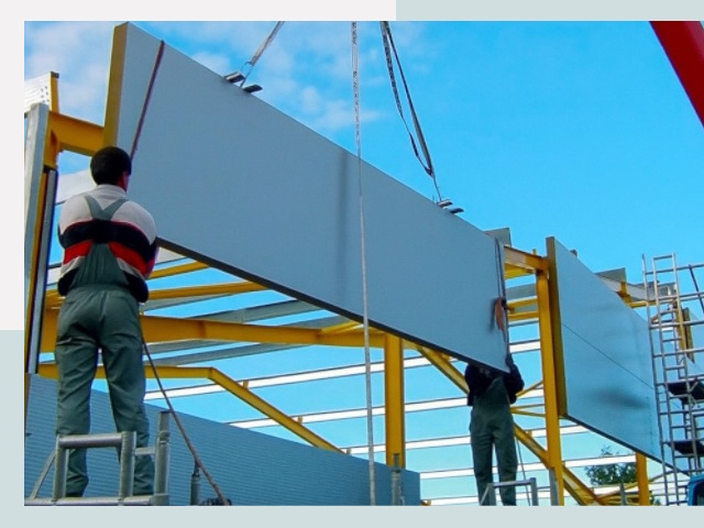 Монтаж сэндвич-панелей в лесном от 624 руб.