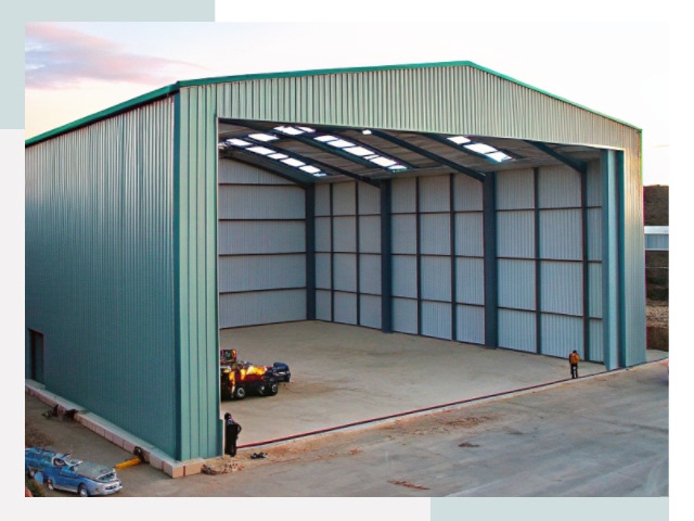 Строительство ангаров в лесном